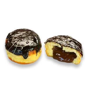 XL-Schoko-Donut mit Füllung und Glasur – bei Tamara’s Mittagstisch